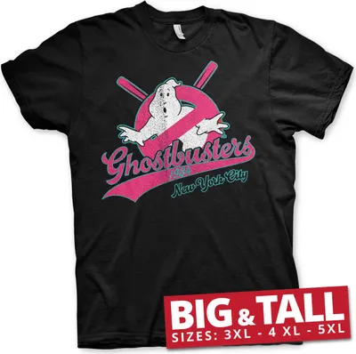 Produktbild von Ghostbusters - New York City Big & Tall T-Shirt - 4XL - Black