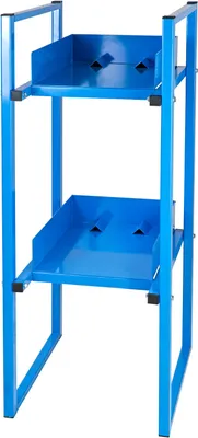 Produktbild von ADB Fassregal für 2x 30 oder 60 Liter Fässer, Lichtblau RAL 5012