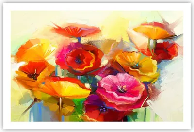 Produktbild von Poster - Poster ohne Rahmen - Blumen Frühling Flora Garten - 91,5x61 cm - Wand Bild - Wanddeko - Wandbilder - Kunstposter - Wandposter - Bilder - Kunstdruck - Wanddekoration - Wandbild P2XAA91x61-2877