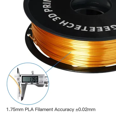 Image de Filament pour imprimante 3D - PLA 1,75 mm - Tolérance ±0,03 mm - 343 m - Rouge
