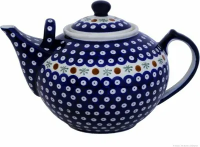 Produktbild von Original Bunzlauer Keramik 2,9 Liter Teekanne XXL Ø30 cm Design 41