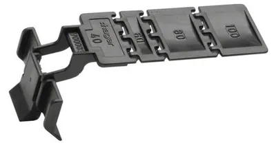 Zdjęcie produktu dla Hager BA7CLIP, Tworzywo sztuczne ABS, Polikarbonat, EN50085-2-3