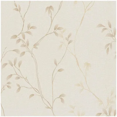 Immagine prodotto di Profhome 397671-GU Carta da parati in tessuto non tessuto a fiori beige opaco crema-bianco marrone 5,33 m2