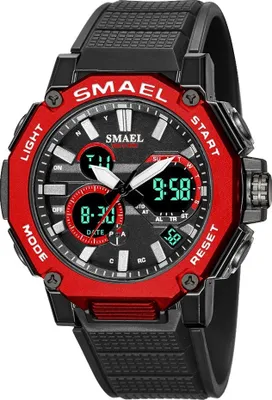 Obrázok produktu pre Hodinky SMAEL TR-14135 - Čierna/Červená KP14135