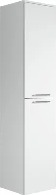Produktbild von Badezimmerschrank Venus 30 x 30 x 160cm - Weiß - hoher Hängeschrank mit 2 Türen