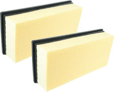 Produktbild von vhbw 2x Flachfaltenfilter M Ersatz für Kärcher 6.907-276.0 für Industriestaubsauger Staubsauger