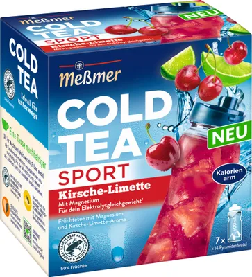 Produktbild von Meßmer Tee COLD TEA SPORT 108707 Kirsche-Limette 14St