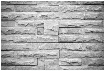 Produktbild von Wallario Wandbild aus Acryl, 90 x 60 cm, freischwebende Optik - Steinwand grau