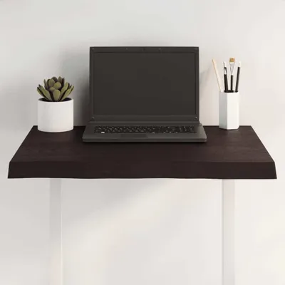 Imagen del producto de Maison Exclusive - Tablero de mesa, 60x60x(2-4) cm, madera maciza, borde natural tratado