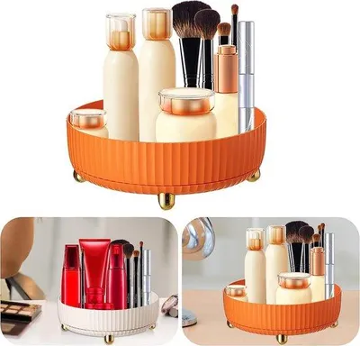 Immagine prodotto di Portaspezie girevole, organizer, 360 gradi, arancione, cucina