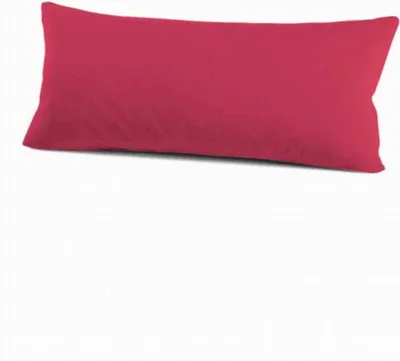 Produktbild von Schlafgut Interlock Kissenbezug Premium Mako-Jersey 100% Baumwolle Reißverschluss Doppelt gestrickt 40x80 cm Kirsche