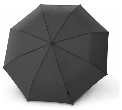 Zdjęcie produktu dla Knirps KNIRPS T.200 Medium Duomatic Melange czarny - elegancki, w pełni automatyczny parasol