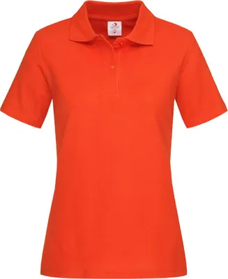 Immagine prodotto di Stedman ST3100 | Polo donna Piqué 100 - Colore: Arancione brillante - Taglia: M