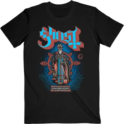 Image de Ghost - "Habemus Papam" T-shirt unie homme/femme RO3032 (XL) (Noir)
