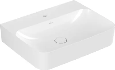 Immagine prodotto di Villeroy & Boch Finion lavabo, sans trop-plein, 1 trou pour robinet, dessous poncé, 600x470mm, 41686LR1, 41686LR1