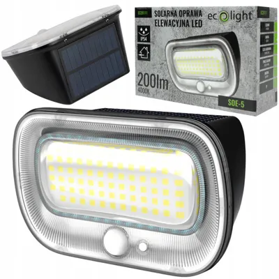 Image de Lampe solaire LED pour façade extérieure Applique murale