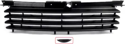 Image de Grille Ravontek pour Volkswagen Jetta/Bora MK4 (1999-2005) - Noir - Grille avant - Design sportif - Parfaitement adapté - Accessoires auto