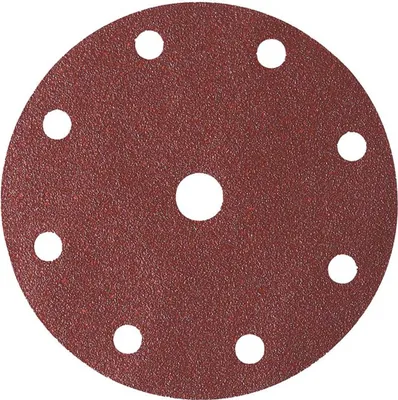 Zdjęcie produktu dla Tarcza szlifierska na rzep do drewna 150mm K100 9 otworów, 4317784879651