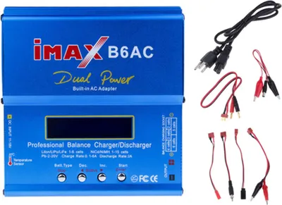 Produktbild von IMAX B6AC 80W 6A Aktualisierte Balance-Ladegerät-Entladung für Lipo/Li-Ion/LiFe/NiMh Akkus - EU Stecker