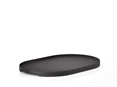 Produktbild von Zone Denmark 12956, Oval, Metall, Schwarz, 350 mm, 230 mm, 18 mm