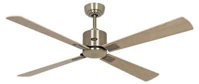 Immagine prodotto di Ventilatore da soffitto a risparmio energetico con telecomando Eco Neo III WiFi 132 cm Ottone antico Lame Acero / Faggio