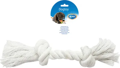 Produktbild von Duvo+ Hundespielzeug Knot Baumwolle weiß, Maße: 45 cm