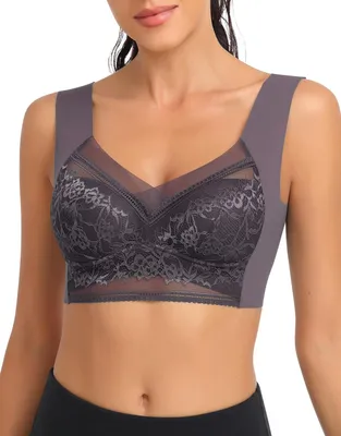 Produktbild von Weiche Spitze BH ohne Bügel - Gepolsterter Damen Bustier