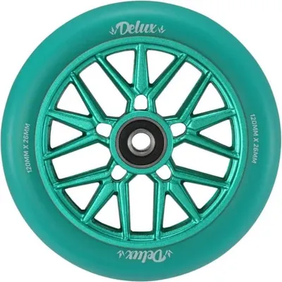 Produktbild von Stunt Scooter Räder - 120 mm - Delux - Teal/Teal - Blunt Scooters