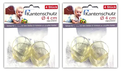 Produktbild von 8 Stück Tischkantenschutz transparent Kinder Baby Ecken und Kantenschutz