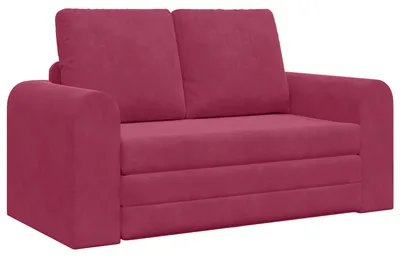 Produktbild von vidaXL Schlafsofa Weinrot 148 x 71 x 83 cm Samt