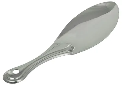 Reisportionierlöffel aus Edelstahl, 26 cm, spiegelpoliert