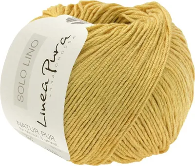 Produktbild von Lana Grossa - Solo Lino 0073 rapsgelb