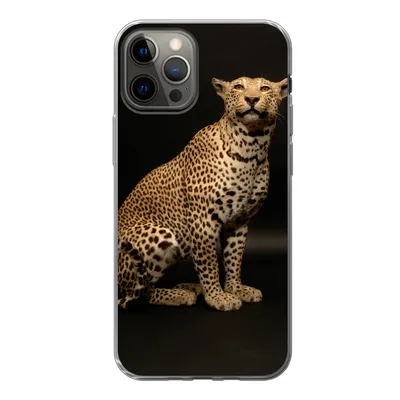 Produktbild von MuchoWow® Handyhülle Schutzhülle Hülle für iPhone 12 Pro Leopard - Tiere - Fleck Silikon Softcase Handy Hülle - Abdeckung