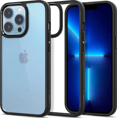Produktbild von Spigen ACS03262, Cover, Apple, iPhone 13 Pro, 15,5 cm (6.1"), Schwarz