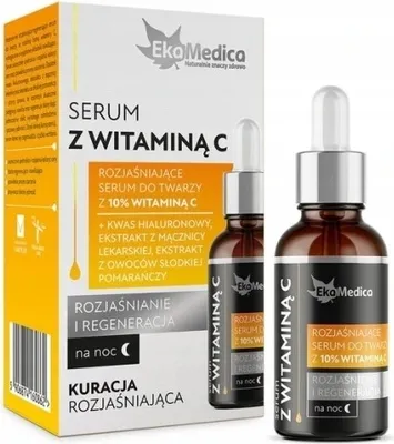 Produktbild von Face Night Serum with Collagen/Hyaluronic Acid/Vitamin C 20ml