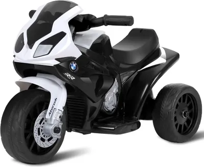 Produktbild von GOPLUS Elektro Kindermotorrad, Elektrofahrzeuge mit 2 Stützrädern, Elektromotorrad mit Musik & Lichter, bis 3km/h, bis 20 kg belastbar, für Kinder 18-36 Monaten (Schwarz)