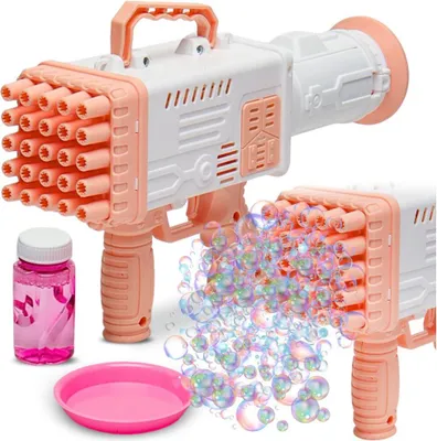Produktbild von Seifenblasenmaschine Bazooka-Gewehr-Generator Geschenk Seifenblasenflüssigkeit