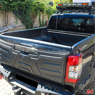 Produktbild von Heckklappenschutz Schutzleiste für Toyota Hilux 2015-2020 ABS Schwarz
