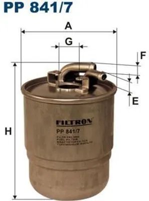 Produktbild von Kraftstofffilter FILTRON PP 841/7