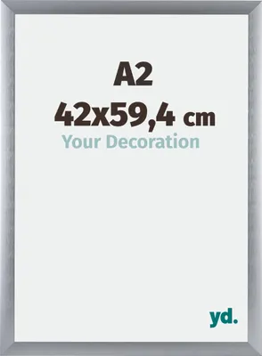 Produktbild von Bilderrahmen, 42x59.4 cm, Silber Gebürstet, Aluminium, Tucson