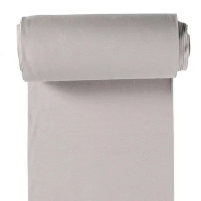 10m Rolle Bündchenstoff Uni 35/70cm beige