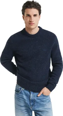 Produktbild von Gant Regular-Fit Pullover dunkelblau meliert