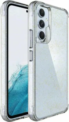 Zdjęcie produktu dla imoshion Clear Glitter Backcover dla Samsung Galaxy A54 (5G) - złoty