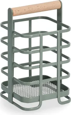 Produktbild von Besteckhalter mit Bambusgriff, 10 x 10 x 17 cm