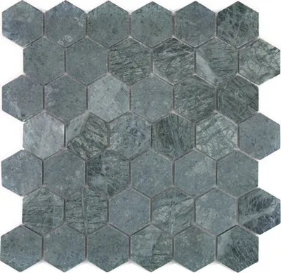 Produktbild von Mosani MOS44-0210, Mosaik, Marmor, Grün, Indoor, Rechteck, 298 mm