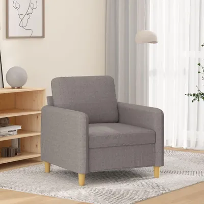 Zdjęcie produktu dla Fotel w kolorze taupe, 60 cm, obity tkaniną, waga 14 kg