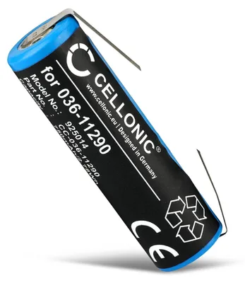 Obrázok produktu pre CELLONIC 1x akumulátor pre holiace strojčeky a zastrihávače vlasov Kompatibilný s modelmi Philips HQ8250, HX6730, HQ7360, 036-11290 – (750 mAh, 3,7 V)