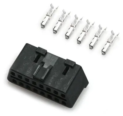 OBD Diagnose Buchse Stecker weiblich 16-polig inkl. 6 Kontakte – Produktansicht