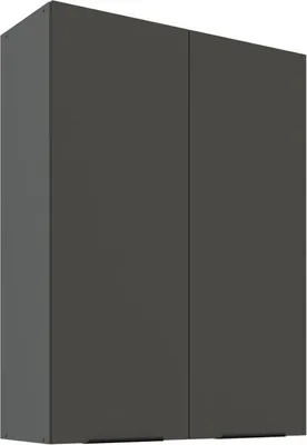 Produktbild von Hoher Küchenoberschrank LUNARA – Breite 80 cm, Graphit/Anthrazit