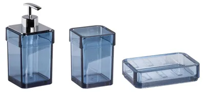 Produktbild von Badaccessoire-Set blau ABS